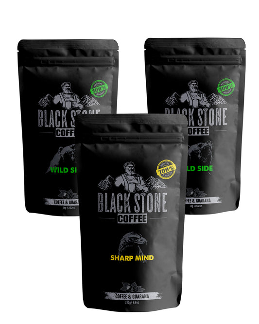 PACK DE 3 750gr "Para 84 tazas" 2 WILD SIDE, 1 SHARP MIND
